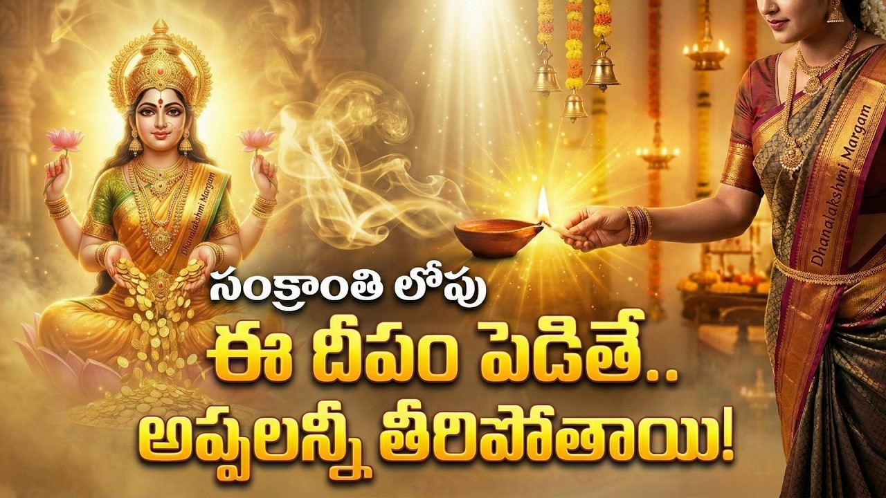 సంక్రాంతి లోపు ఈ దిక్కున దీపం పెట్టకపోతే దరిద్రం వదలదు! వెంటనే మార్చుకోండి!