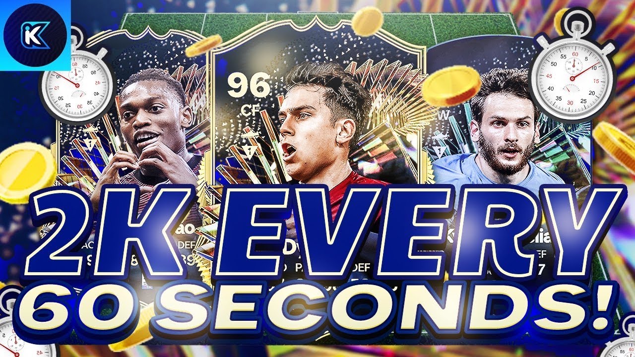 OMG! 2K EVERY 60 SECONDS EAFC 24 BEST TRADING METHOD (EA FC 24 SNIPING FILTERS & FLIPPING)