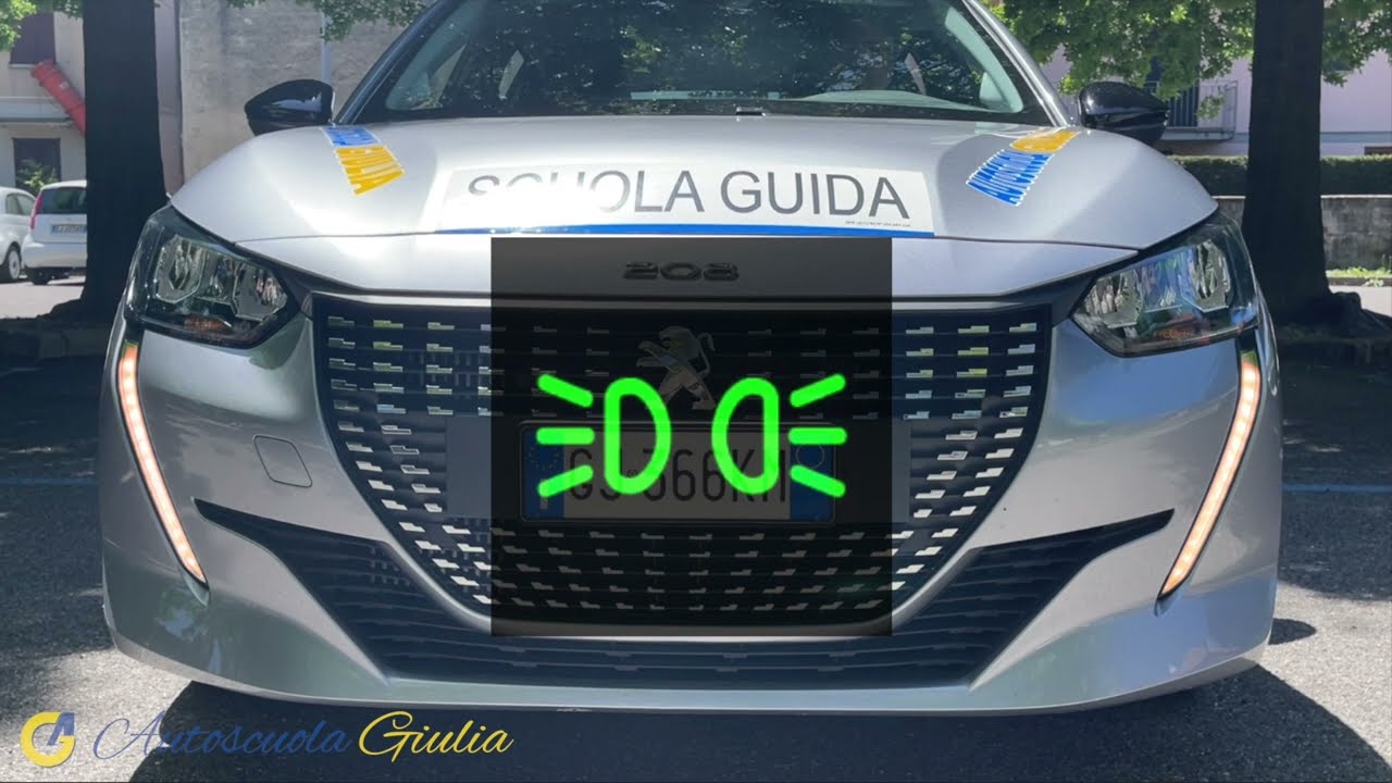 Prima fase esame di guida - Luci del veicolo