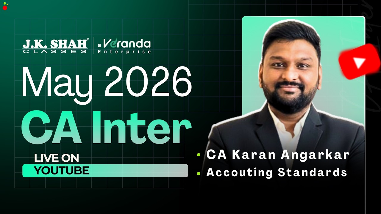 CA Inter May 2026 Marathon | Accounting Standards | Full Syllabus Revision in One Shot | Day 1