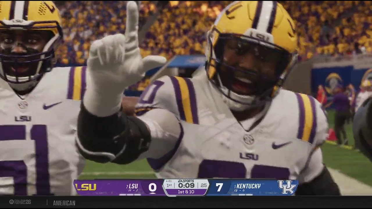 #7 LSU Tigers vs #1 Kentucky Wildcats