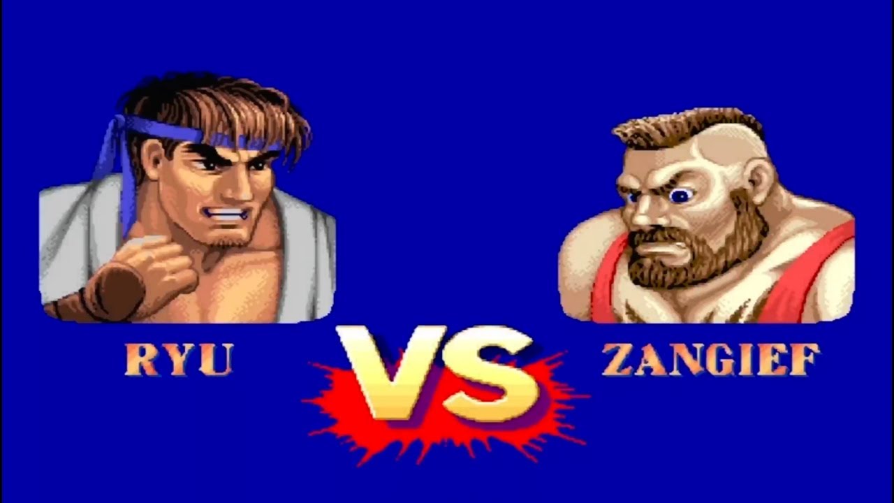 Ryu Vs Zangief - Sf2 Champion Edition