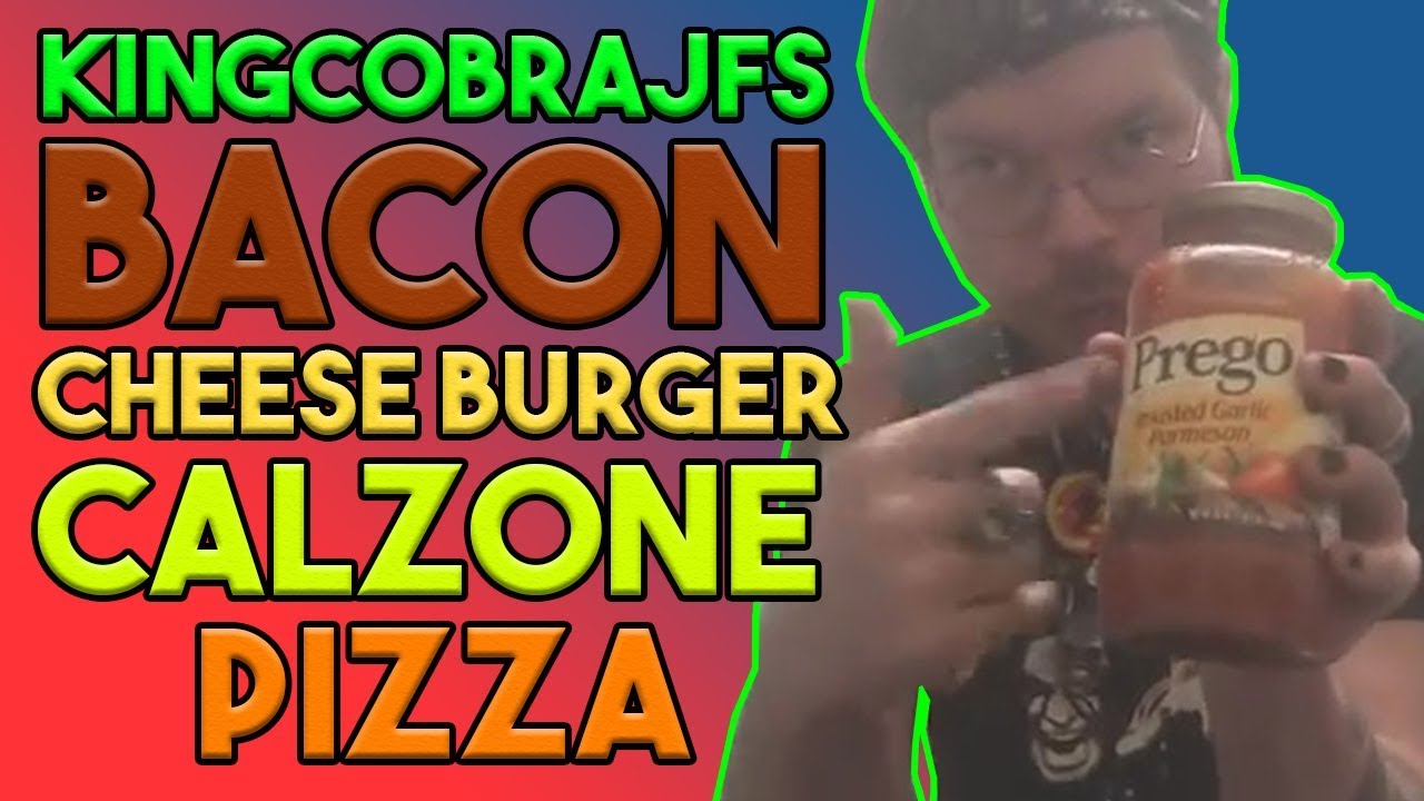 KingCobraJFS Bacon Cheese Burger Calzone Pizza
