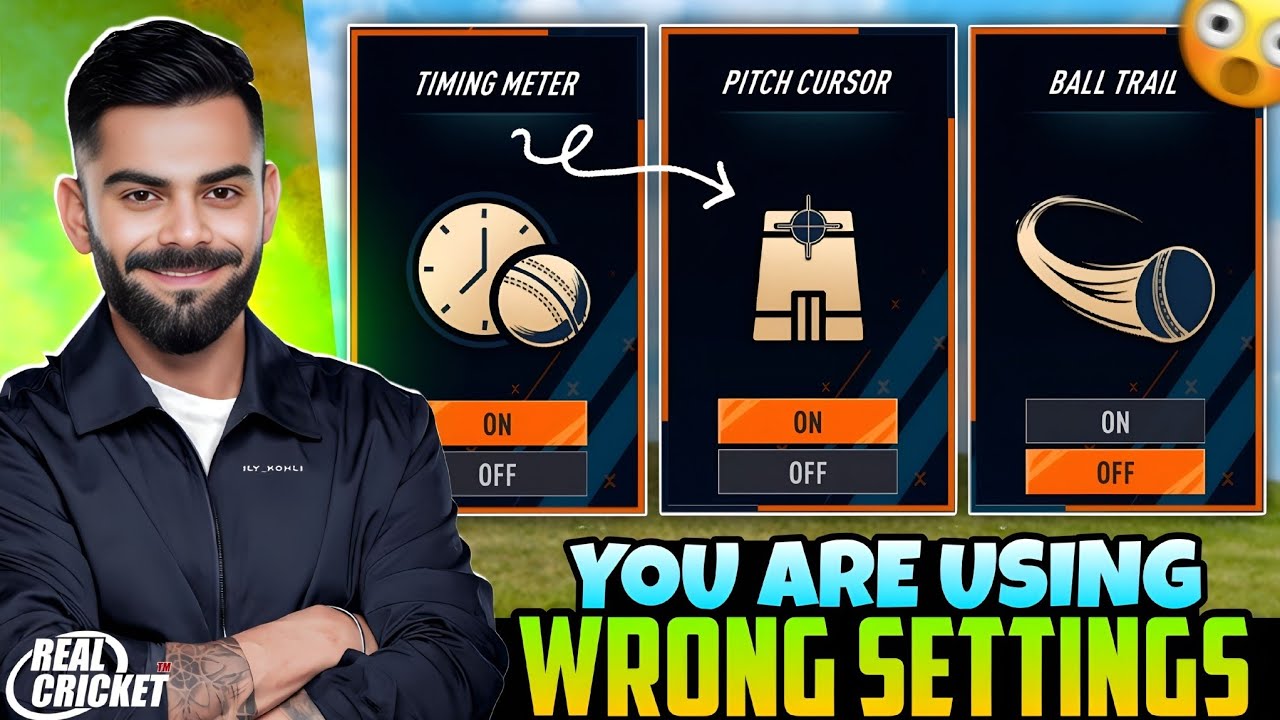 Real Cricket All New Basic & Advance SETTINGS/CONTROLS | Perfect RC Settings Guide | REAL CRICKET 🏏|