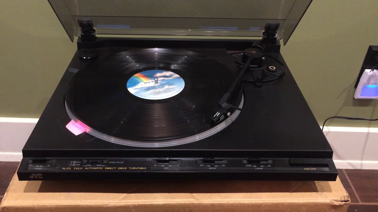JVC AL-F3BKX Direct Drive Turntable 1980's