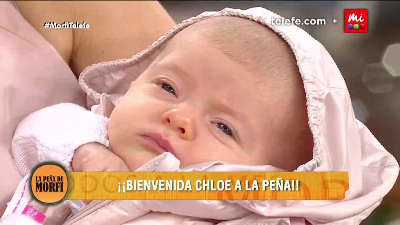 Jesica Cirio presentó a su hija  Chloe - La Peña de Morfi