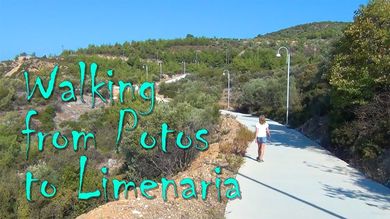 Walking from Potos to Limenaria