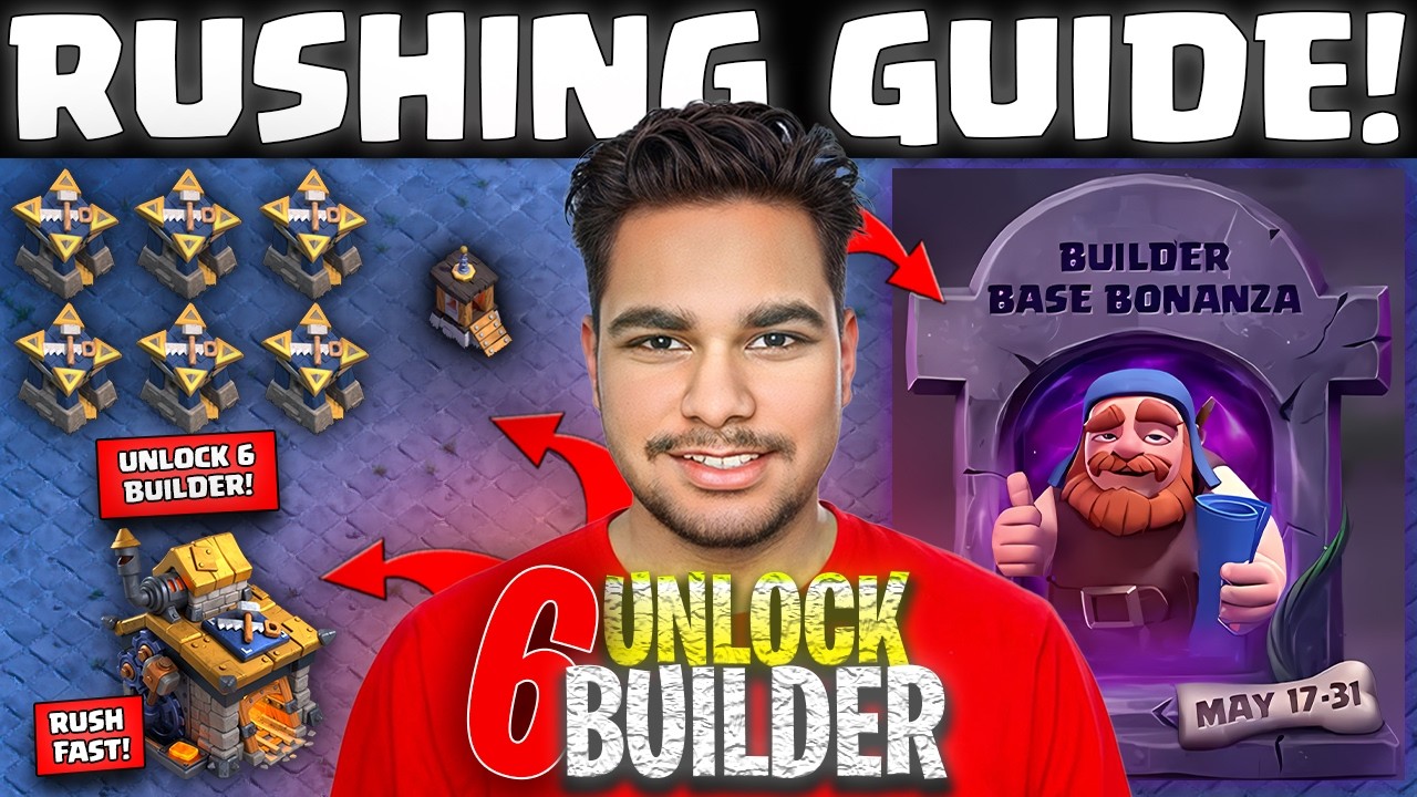 🚀 FASTEST Way to Get 6th Builder & Rush Builder Hall 10 in Builder Base Bonanza! | Clash of Clans