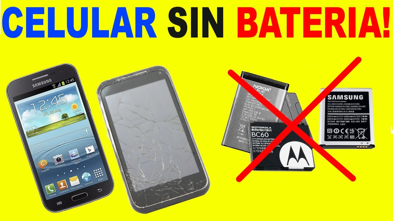 GENIAL IDEA PARA USAR CUALQUIER CELULAR SIN BATERIA!