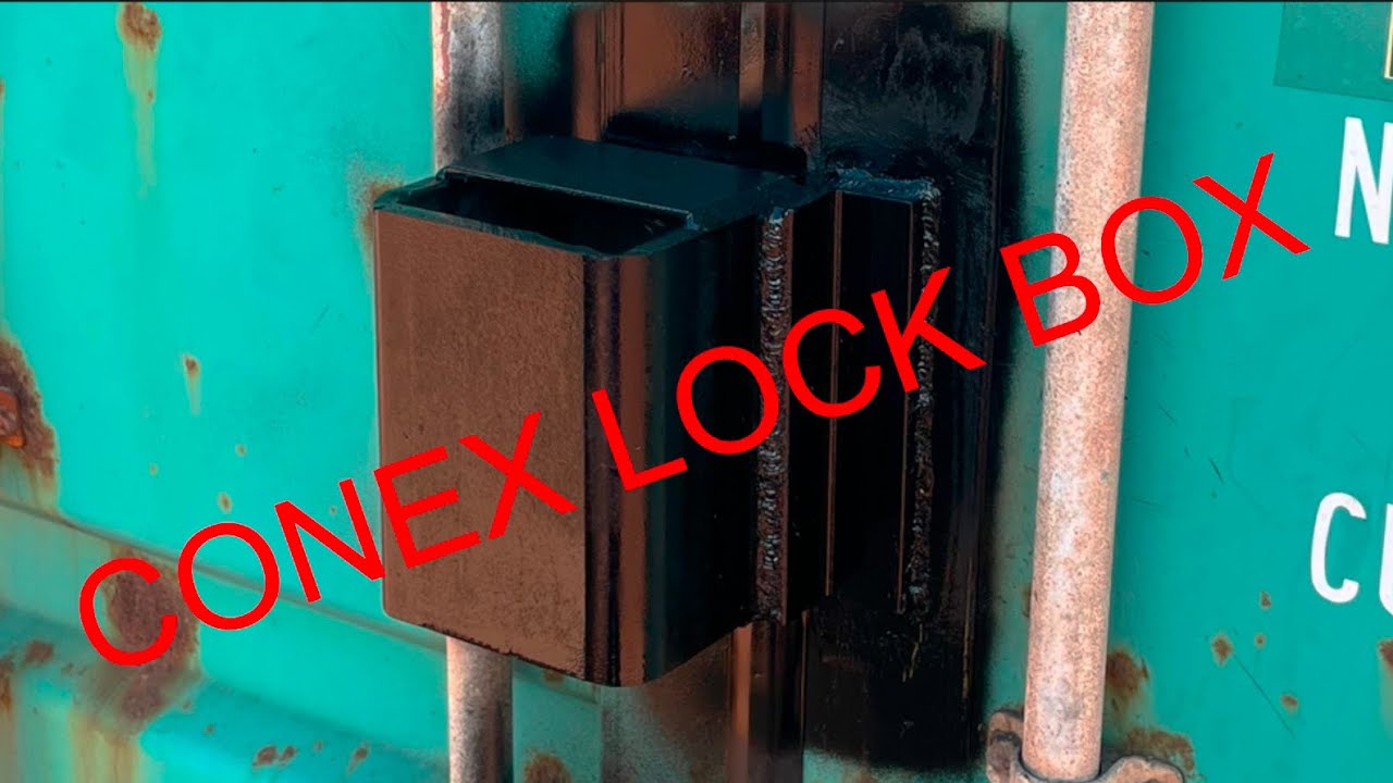 How to protect your shipping container. Lock box.