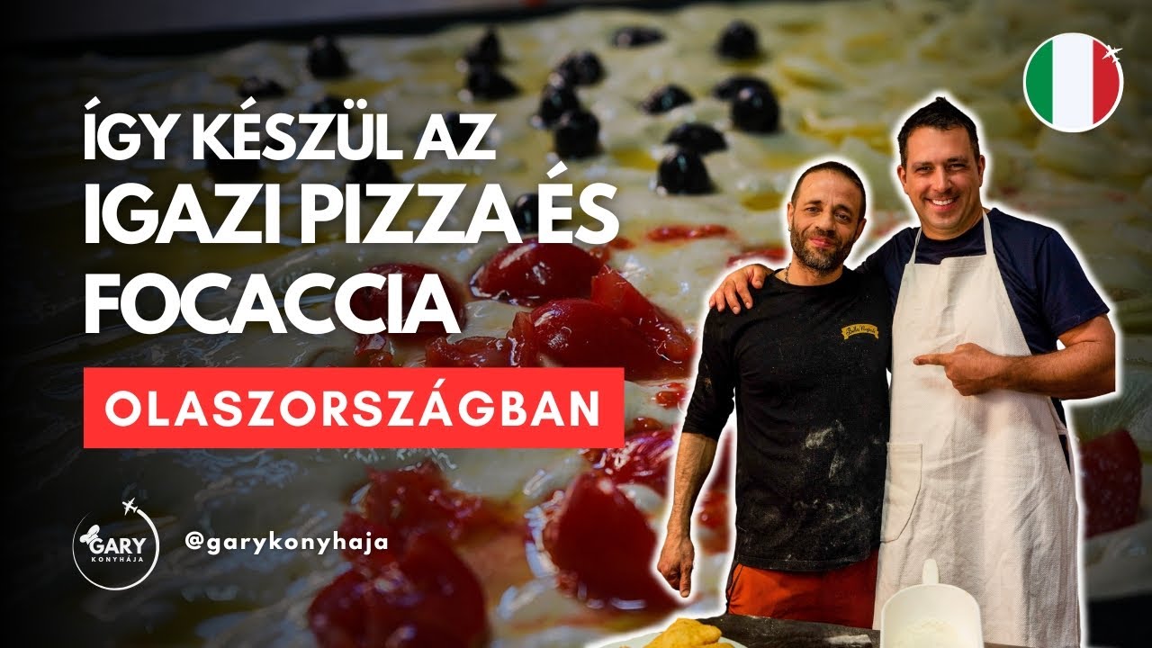 Így készül az igazi PIZZA és FOCACCIA Olaszországban 🇮🇹