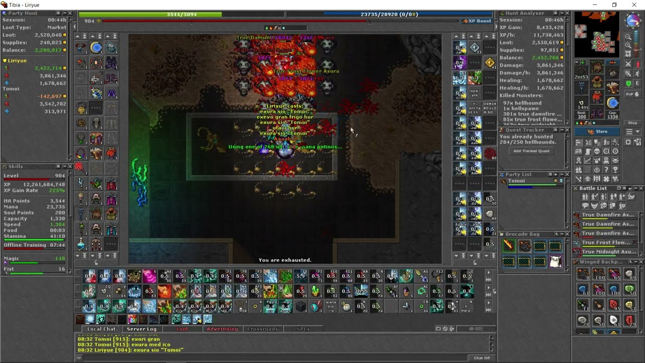 Tibia True Asura Duo (900+ ed/ek)