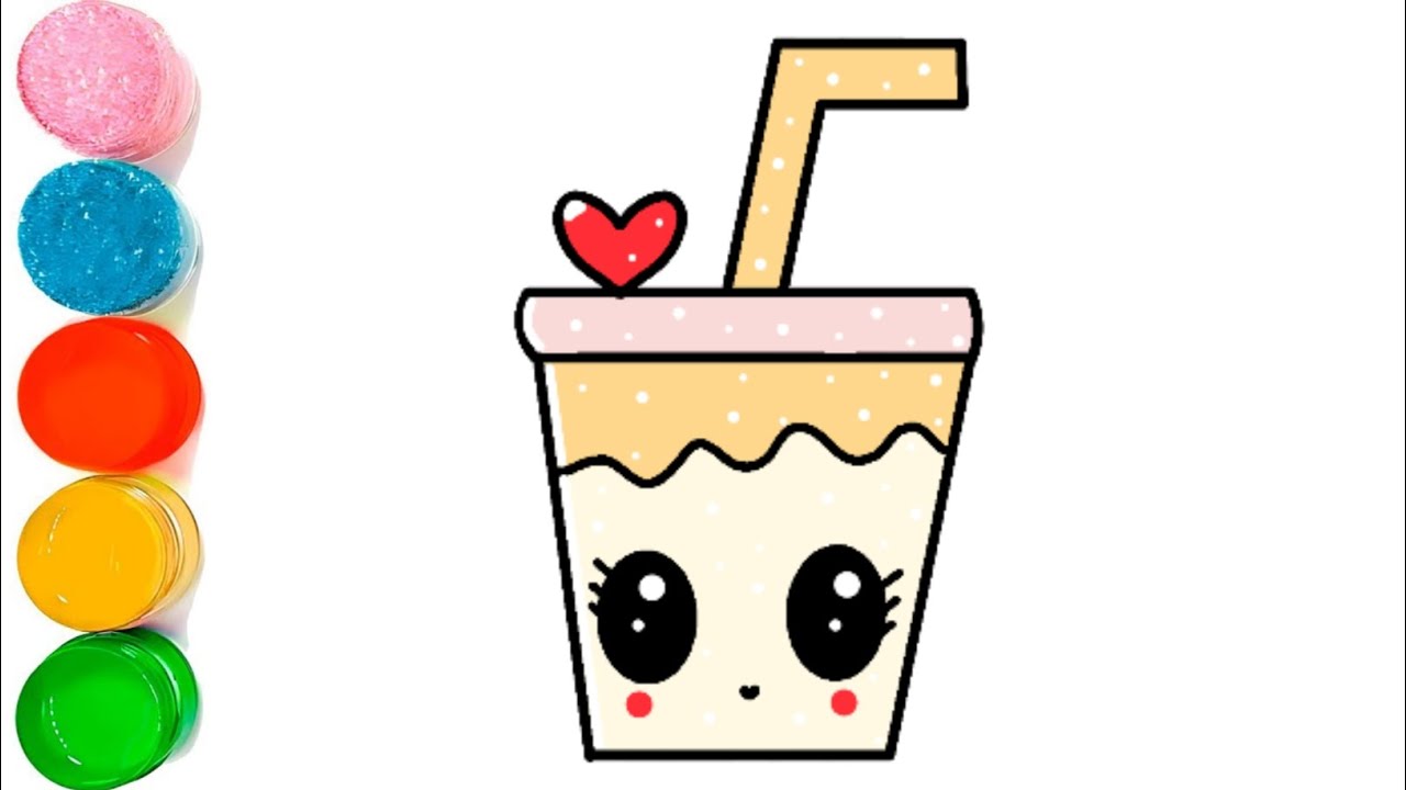 Kawaii Juice Easy Drawing For Kids 😍
