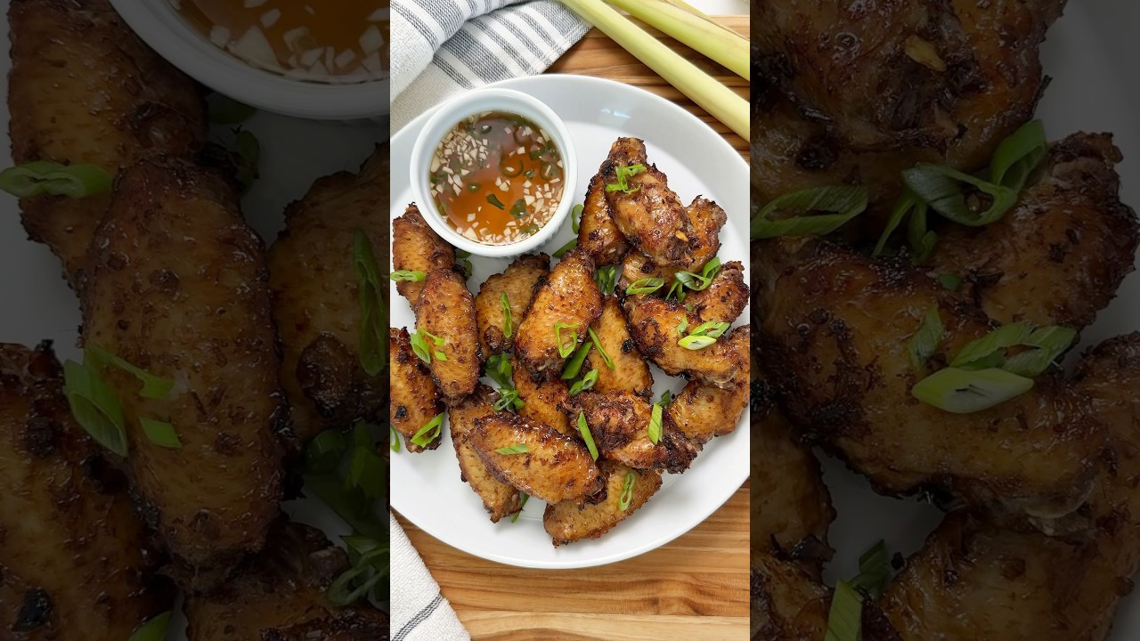 Lemongrass Chicken Wings (Cooked in the Air Fryer)