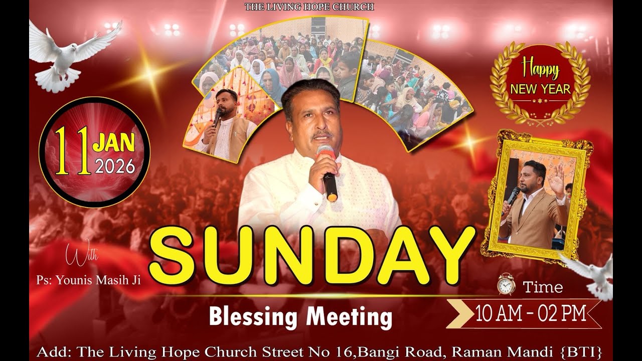 Sunday Prayer || Living Hope Ministries || Pr Younis Masih || Rev Rakesh Kumar || Pr Samuel Masih
