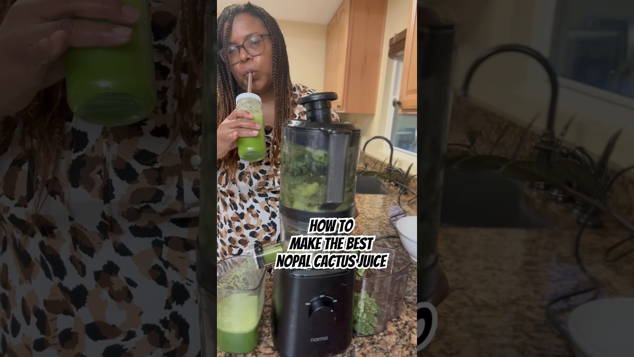How To Make The Best Nopal Cactus Juice #shortsvideo #shorts