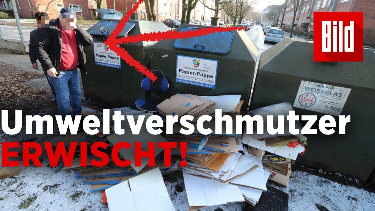 Altpapier illegal in Hamburg entsorgt – Täter ertappt!
