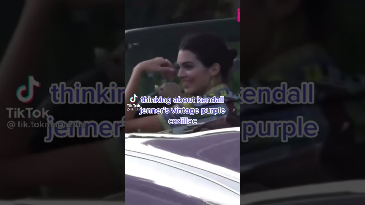 Kendall Jenner&rsquo;s Vintage Purple Cadillac