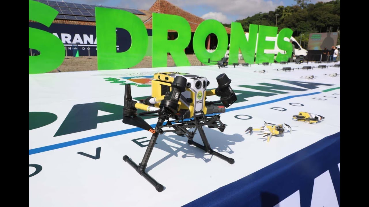 Paraná realiza maior entrega de drones do Brasil para reforçar segurança pública