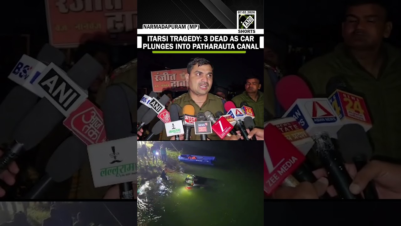 Three killed as car plunges into Patharauta Canal near Itarsi on old Bhopal-Betul highway