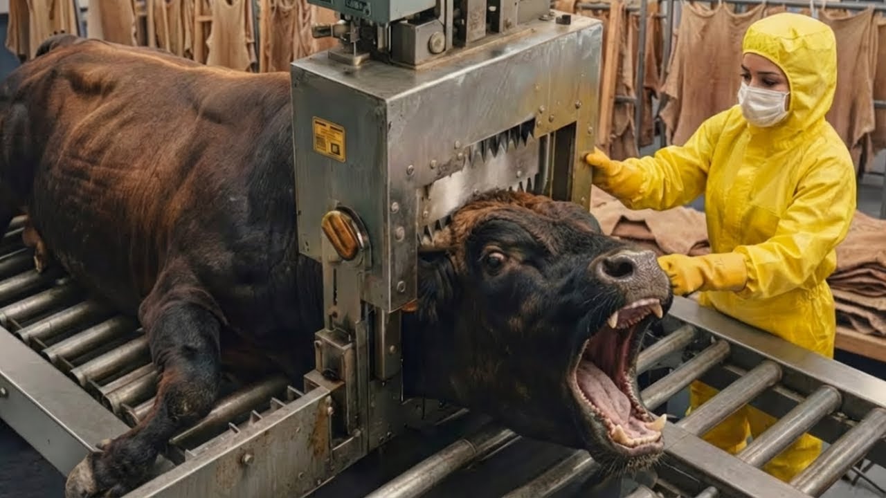 Inside the Bull Leather Factory | From Raw Bull Hide to Luxury Bags (Full Process)