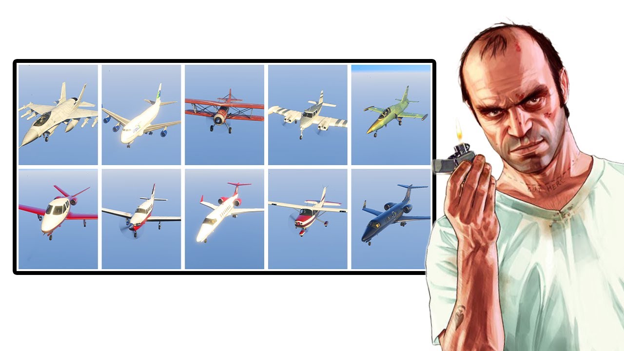 ¿Dónde encontrar TODOS LOS AVIONES? GTA V