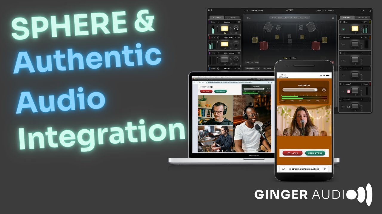 Seamless Collaboration: Authentic Audio Integration in SPHERE v2