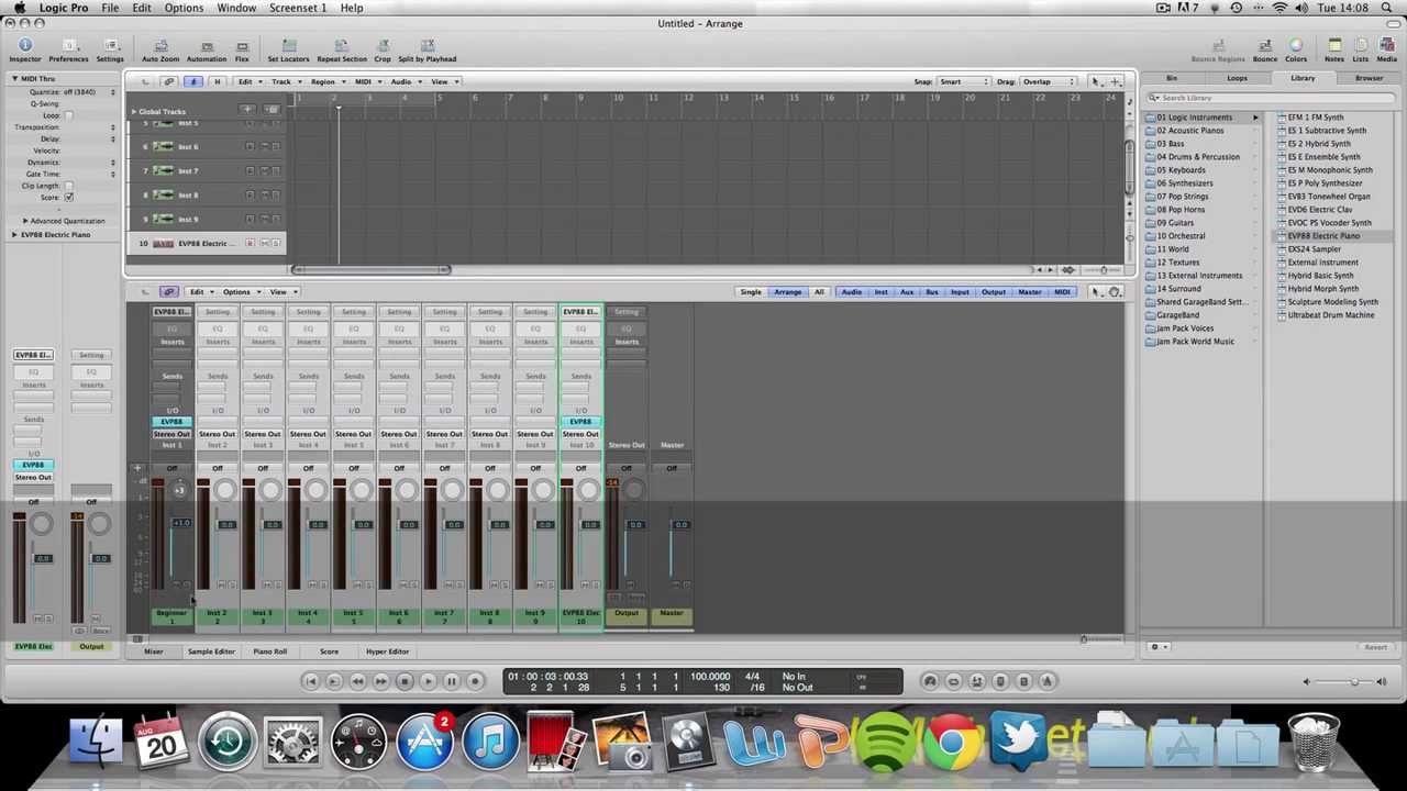 Logic Pro 9 - Beginners Tutorial