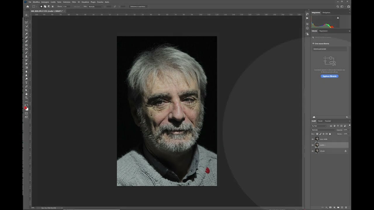 Aumentare la nitidezza con Photoshop