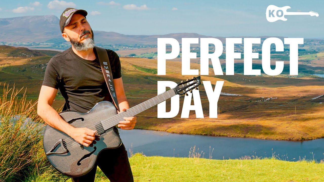 Lou Reed - Perfect Day - Electric Guitar Cover by Kfir Ochaion - Emerald Guitars