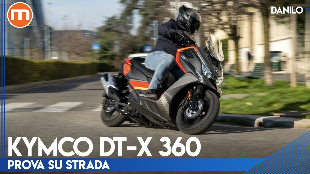 Kymco DT-X 360 2022 | La PROVA dello scooter ADVENTURE nello spirito ma  STRADALE nel comportamento