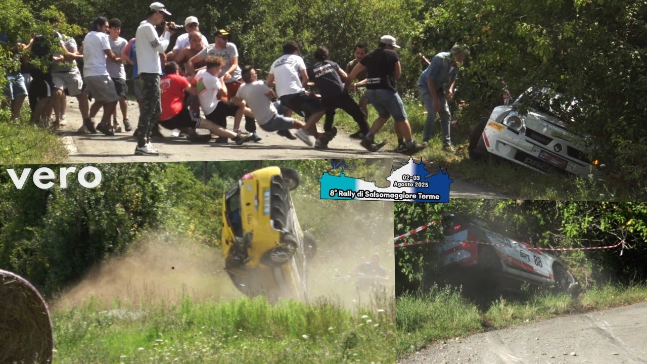 BIG CRASH, Human Tow Truck & veroShow🤯/ Rally di Salsomaggiore Terme 2025