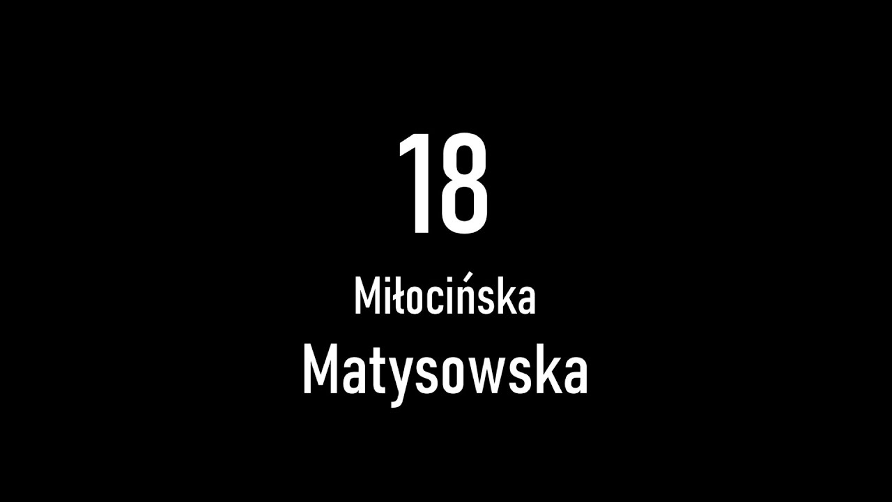 [ARCHIWALNY] Linia 18: Miłocińska → Matysowska