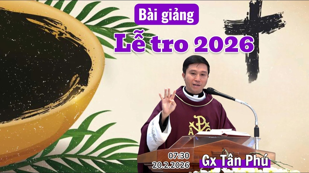 Проповедь в Пепельную среду 2026 года в приходе Тан Фу.
