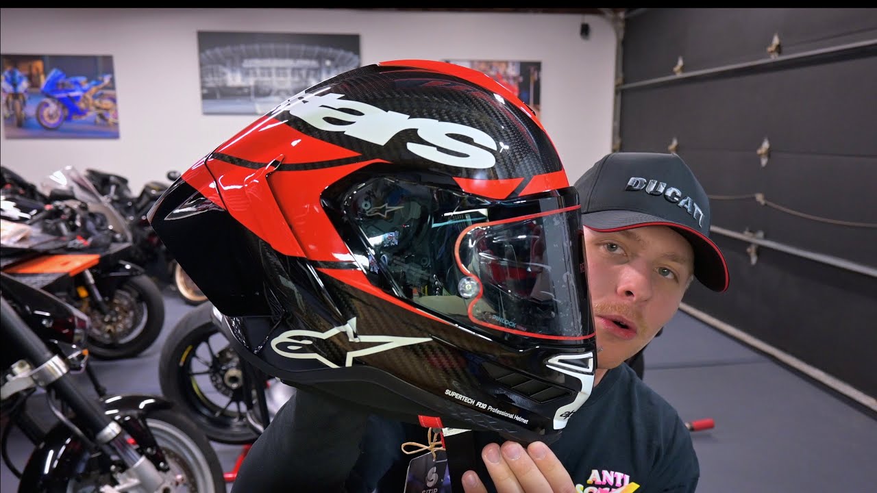 РАСПАКОВКА НОВОГО ШЛЕМА - ALPINESTARS SUPERTECH R10