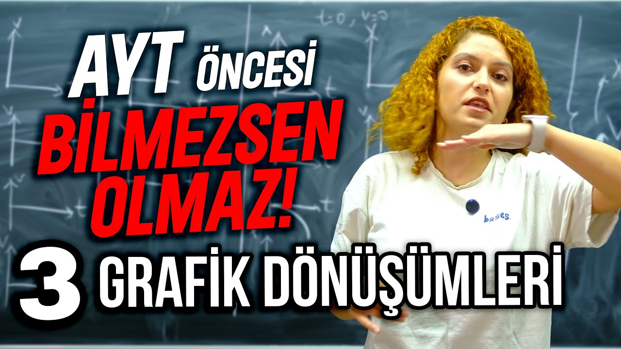 Hareket Grafikleri Dönüşümleri - TYT Fizik Sonrası Ayt Fizik Öncesi