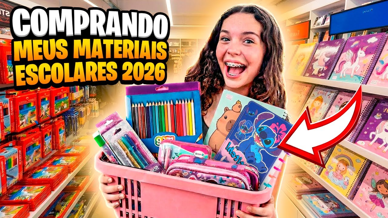 MATERIAL ESCOLAR 2026 : DO BÁSICO AO MAIS INCRÍVEL!  #materialescolar 