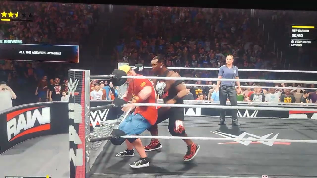 WWE 2k25 live events event title R-Truths Birthday Bash John Cena '25 vs R-Truth Monday 1/19/26