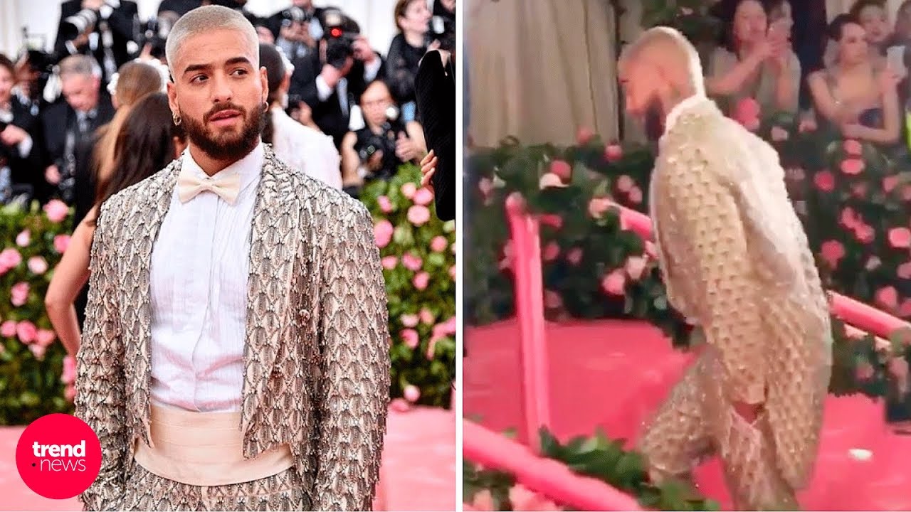 Maluma pasó vergonzoso momento en la MET Gala y rompió una regla del evento!