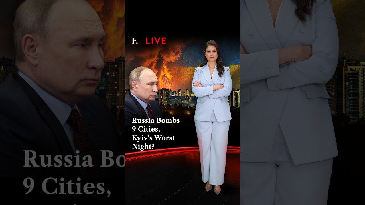 Россия бомбит 9 городов: худшая ночь для Киева? | Firstpost Live