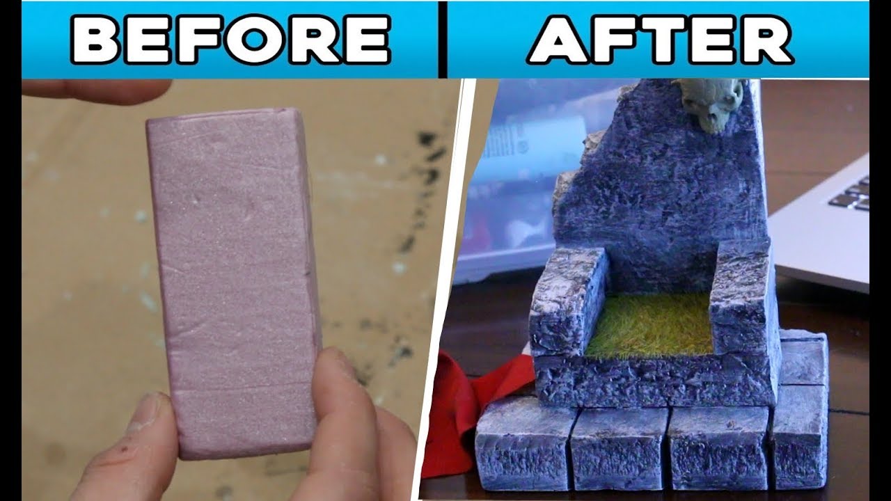 DIY:making a Throne Chair for your action figure dioramas! 1:12 scale