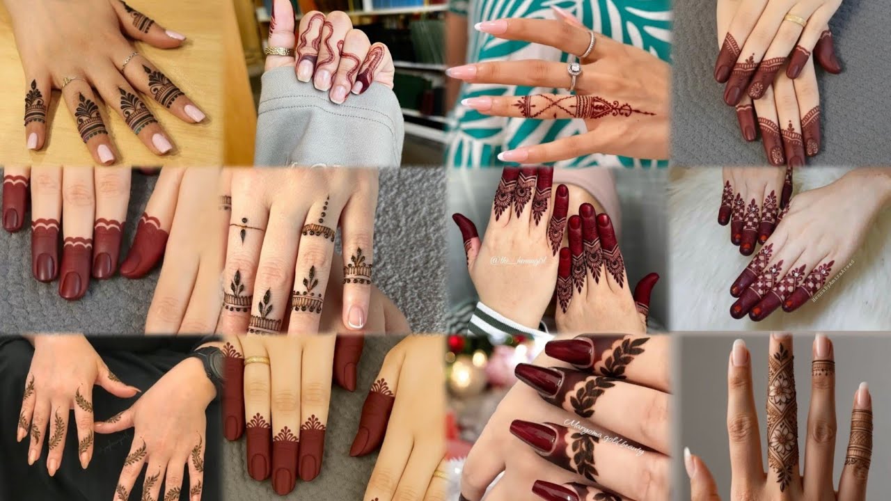 ⭐ “OMG! 😱Trending Fingers Mehndi Designs 2025 | Easy & Stylish Henna Art Ideas for Girls#mehndi 