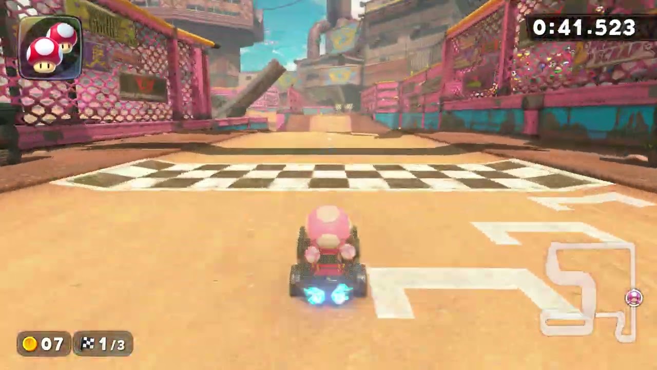 Wario Stadium - 2:00.530 - Nugget 🇯🇵 (Mario Kart World world record)