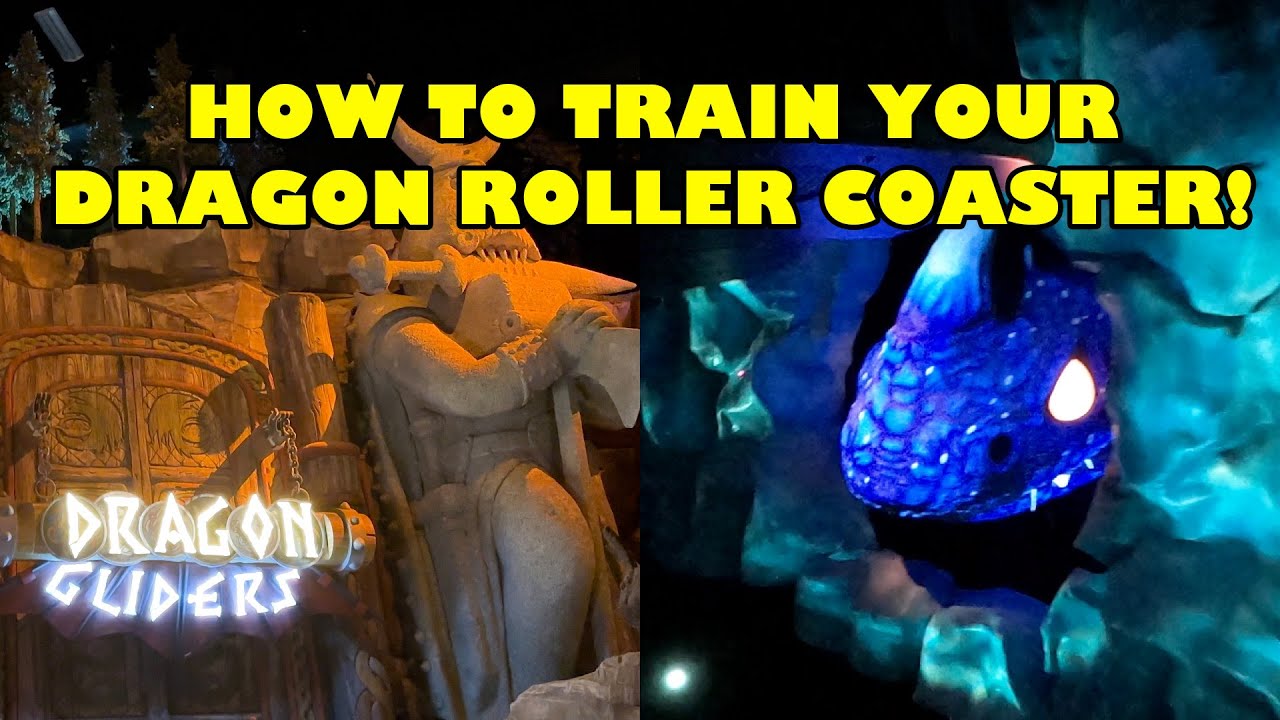 How To Train Your Dragon Roller Coaster! Dragon Gliders POV! Motiongate Dubai
