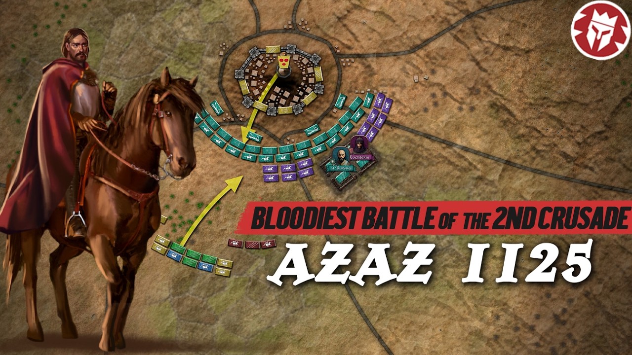 Battle of Azaz - Crusaders Turn the Tide - Animated Medieval History