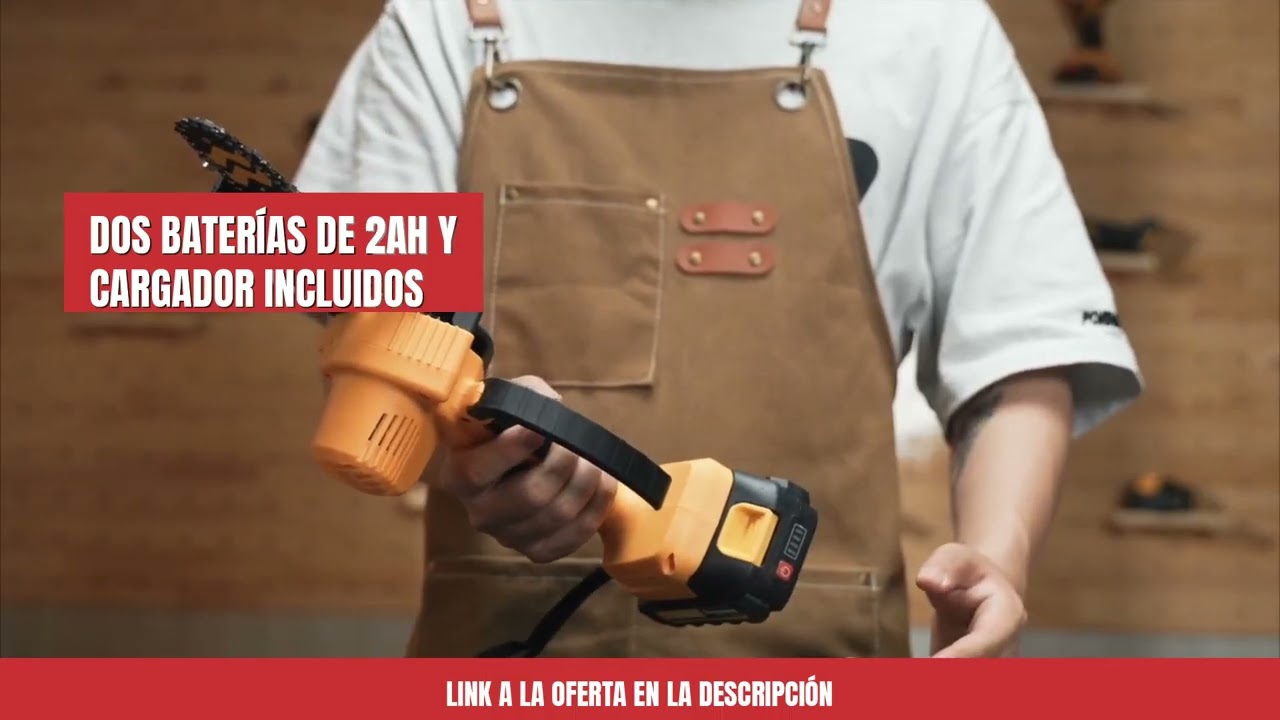 Review completa de Angseen Mini Motosierra: potencia ligera y seguridad para el jardín