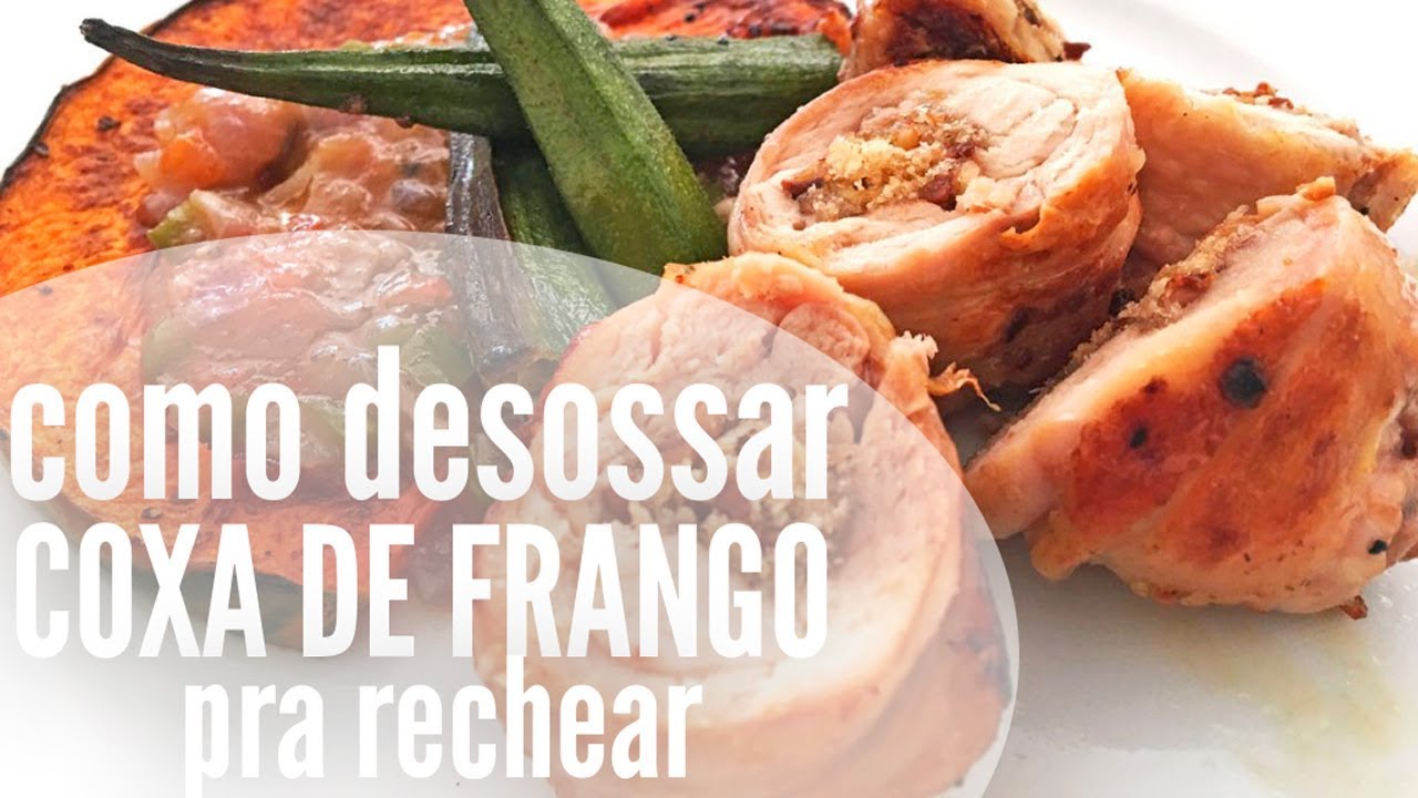 COMO DESOSSAR A COXA DE FRANGO INTEIRA | SEM CORTAR, NEM ABRIR