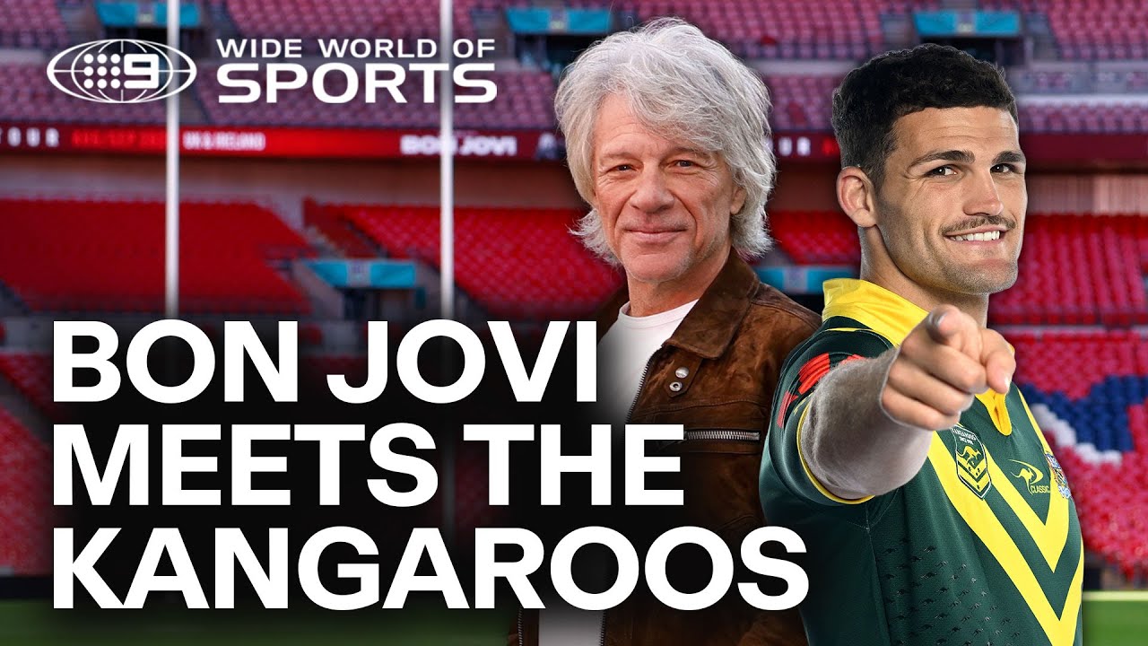 Kangaroos meet with rock and roll royalty in London | Wide World of Sports