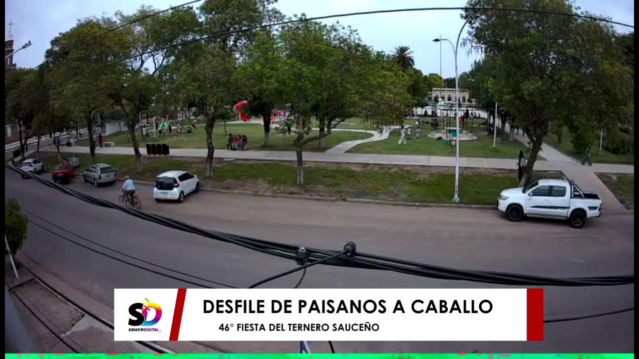 Desfile de Paisanos a Caballo - 46° Fiesta del Ternero Sauceño