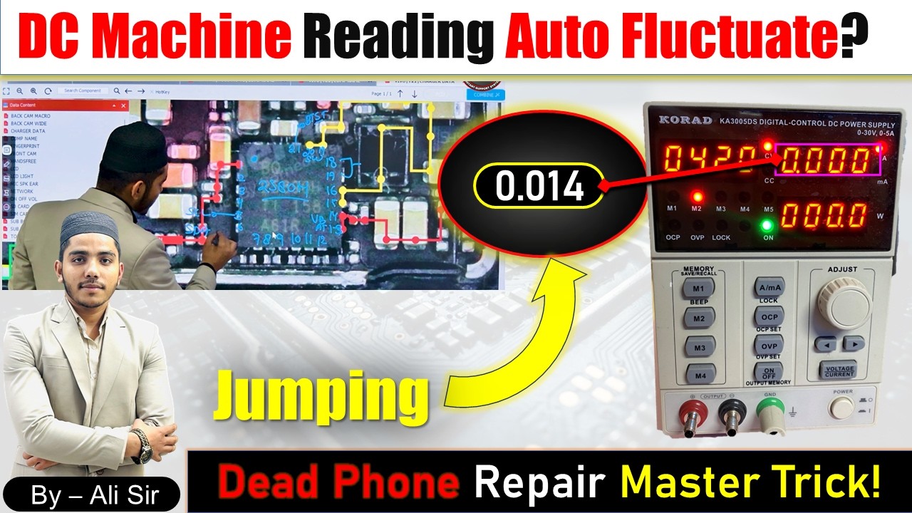 All Android Dead Phone Diagnosis Trick | DC Fluctuation Se Fault Kaise Pakde | Join US +918851213933
